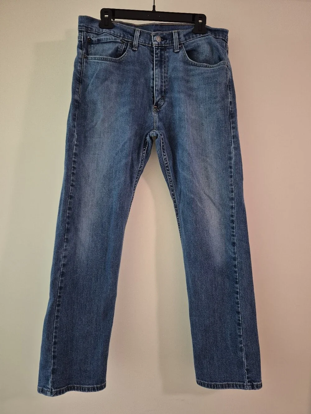 Men's Levi's 505 Classic Blue Denim Jeans, 34x30